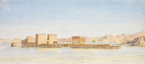 Chrám Isis na ostrově Philae, kolem roku 1907-10 od John Somerscales